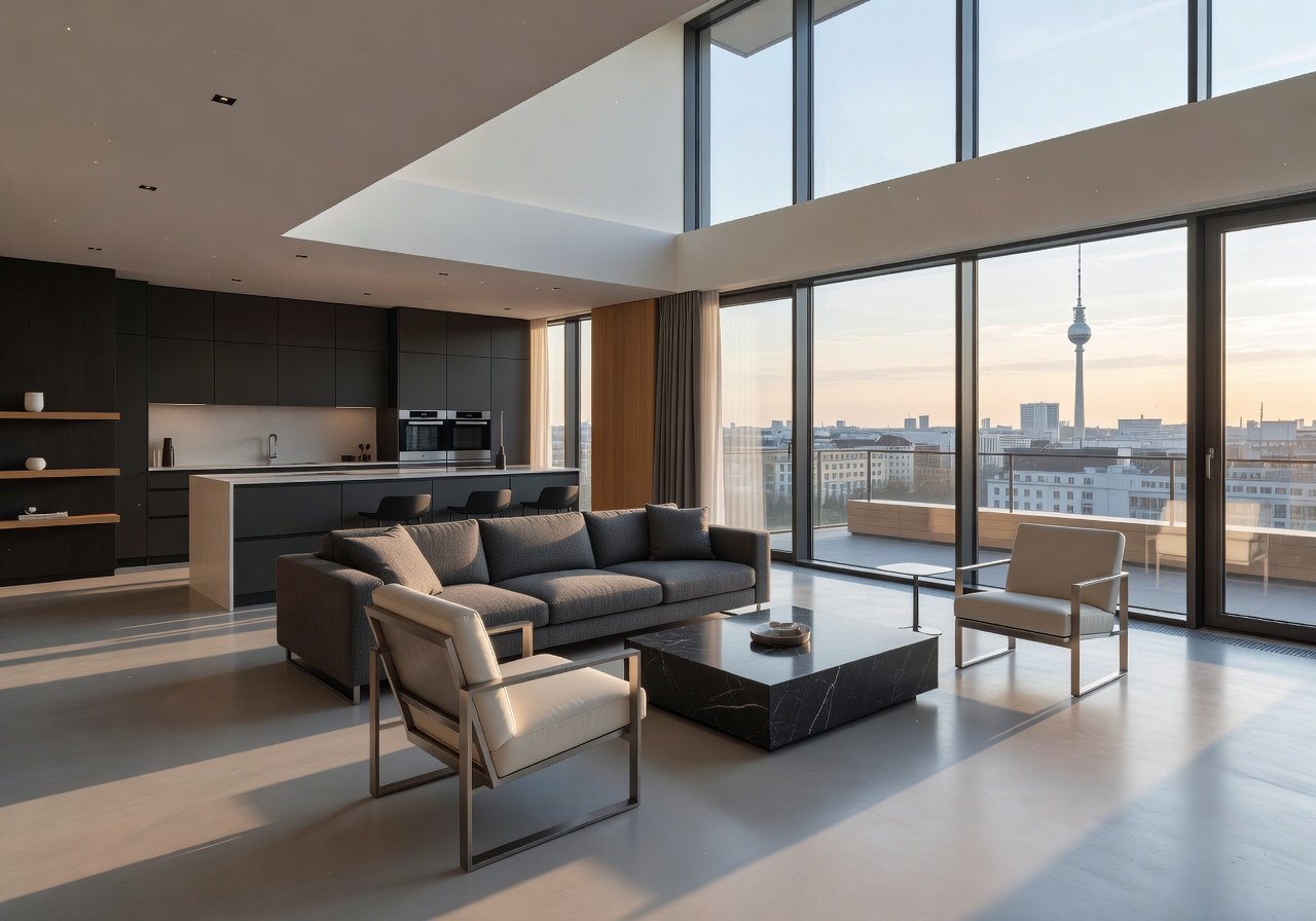 Modern contemporary luxury suite in Berlin